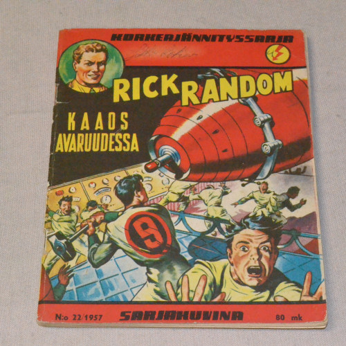 Korkeajännityssarja 22 - 1957 Rick Random Kaaos avaruudessa